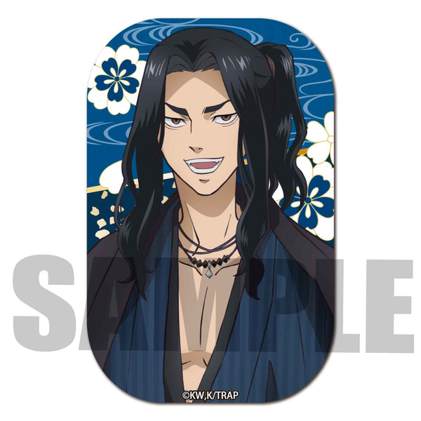 【再販】『東京リベンジャーズ』場地 圭介 スクエア缶バッジ (和服ver.)